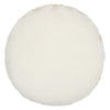 Chalk Reversible Round Pillow