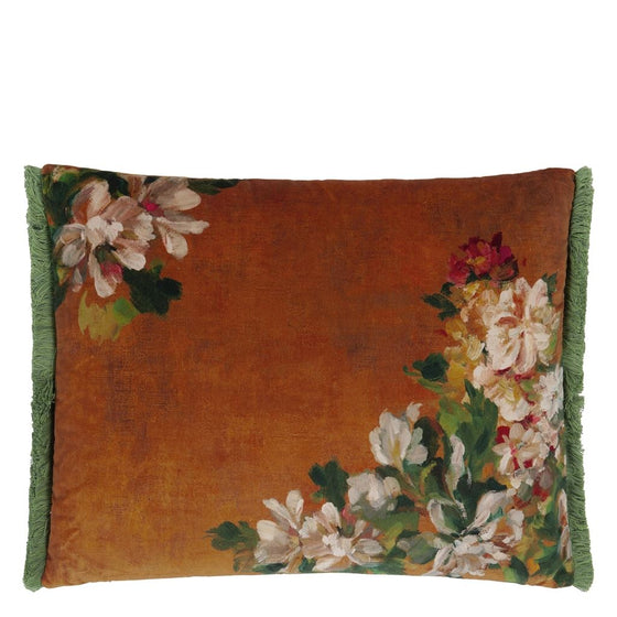 Fleurs D'Artistes Terracotta Pillow