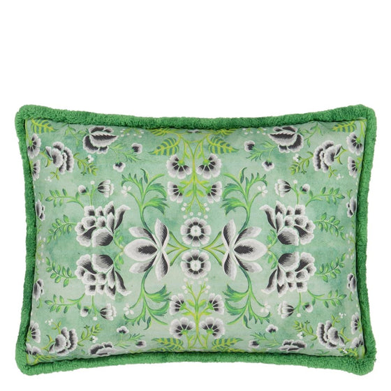 Rose De Damas Jade Pillow