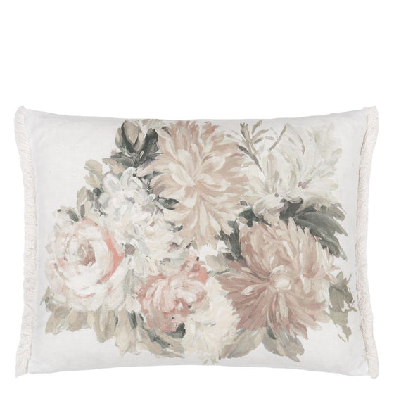 Fleurs D'Artistes Sepia Pillow