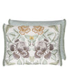 Embroidered Linen Pillow