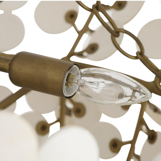 Eucalipto Ivory Chandelier