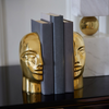 Brass Atlas Bookends