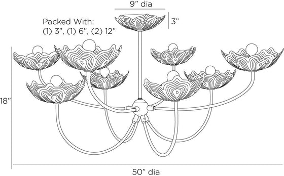 Ramo Chandelier