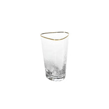  Gold Rim Highball Glass (pair)