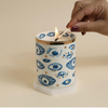 Evil Eye & Hamsa Ceramic Candle