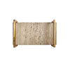 Honey Travertine Tray