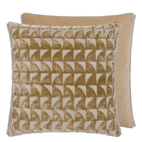 Geo Sand Velvet Pillow