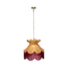 Thea Burgundy Chandelier