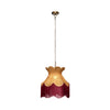 Thea Burgundy Chandelier