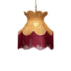 Thea Burgundy Chandelier