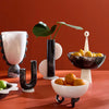Como Black & White Disc Bowl