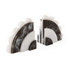 Mustique Black & White Bookend Set