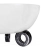 Mustique Black & White Disc Bowl