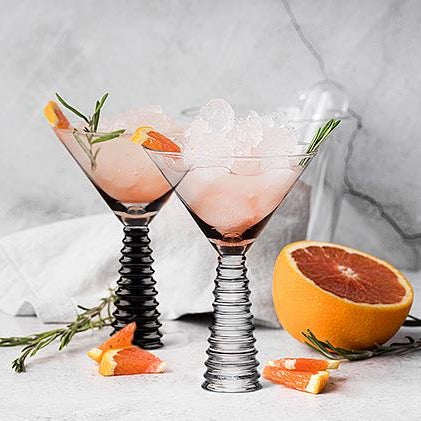 Noir Martini Glass (pair)