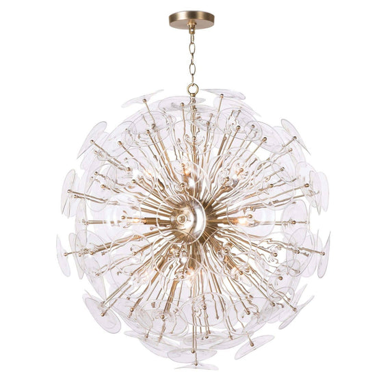 Glass Flower Chandelier