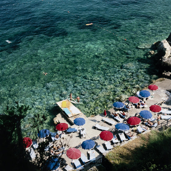 Tuscan Beach by Slim Aarons