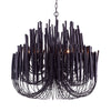 Large Black Twiggy Chandelier